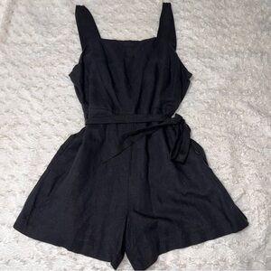 H&M Black Jumpsuit with Belt